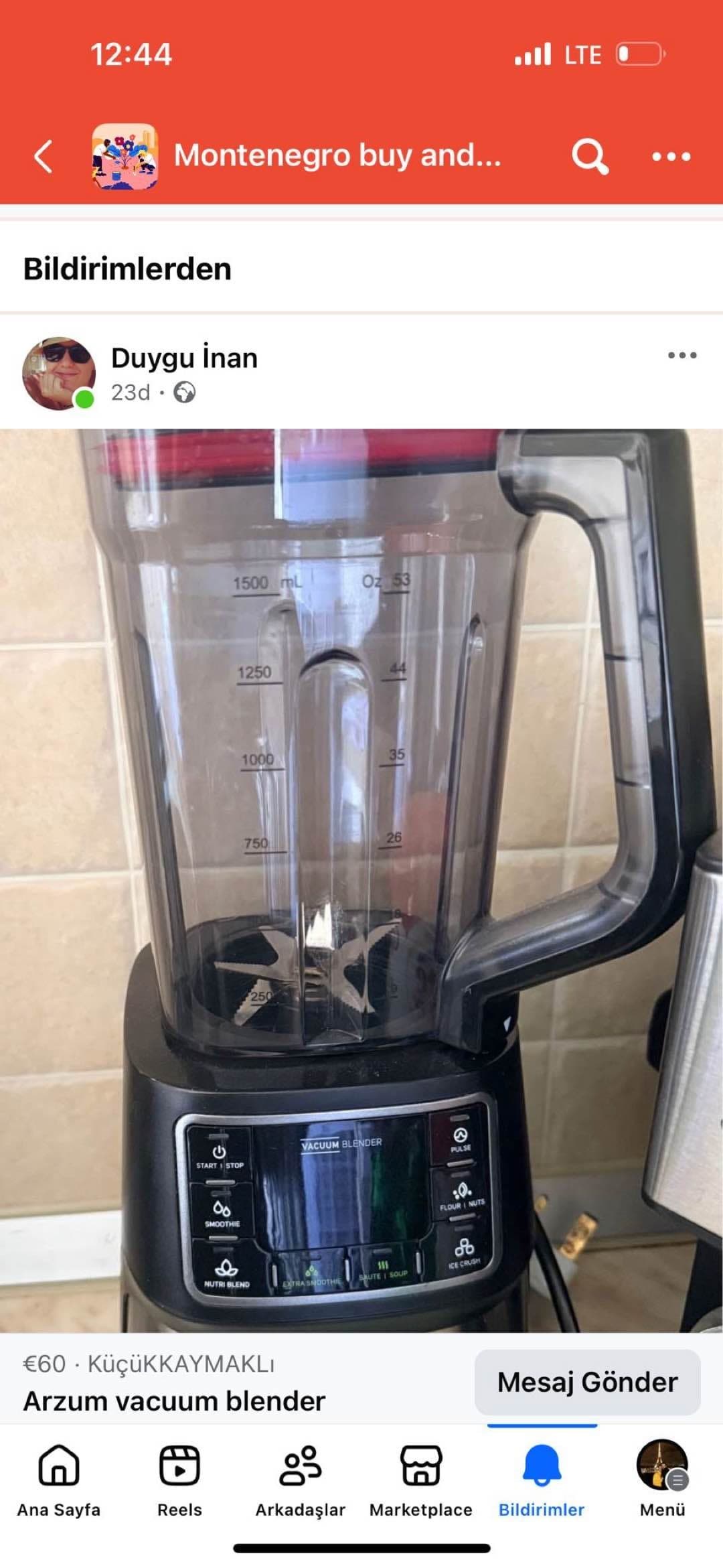 Arzum vacuum blender