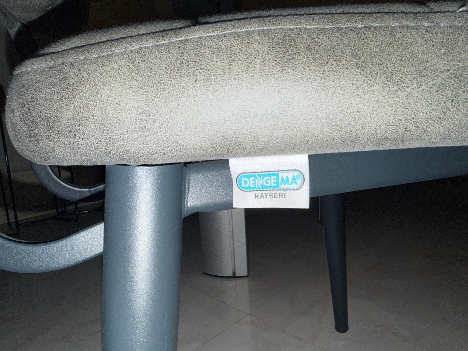 Weltew Home S25 Palermo Sandalye - Antrasit - Neredeyse Hic Kullanilmadi