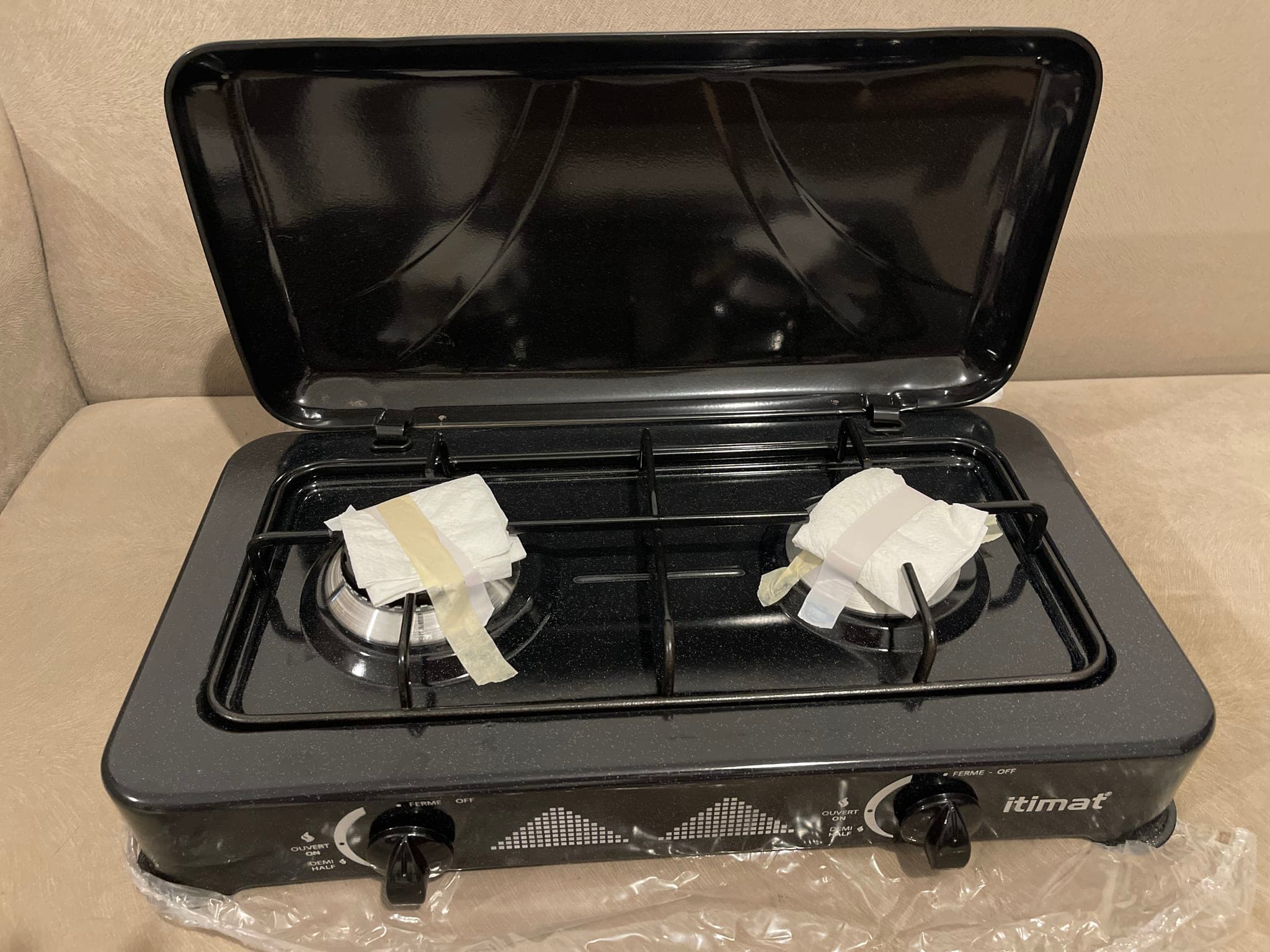 2-Burner Portable Gas Stove – ITIMAT